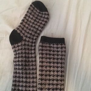 Long Gray and Black socks